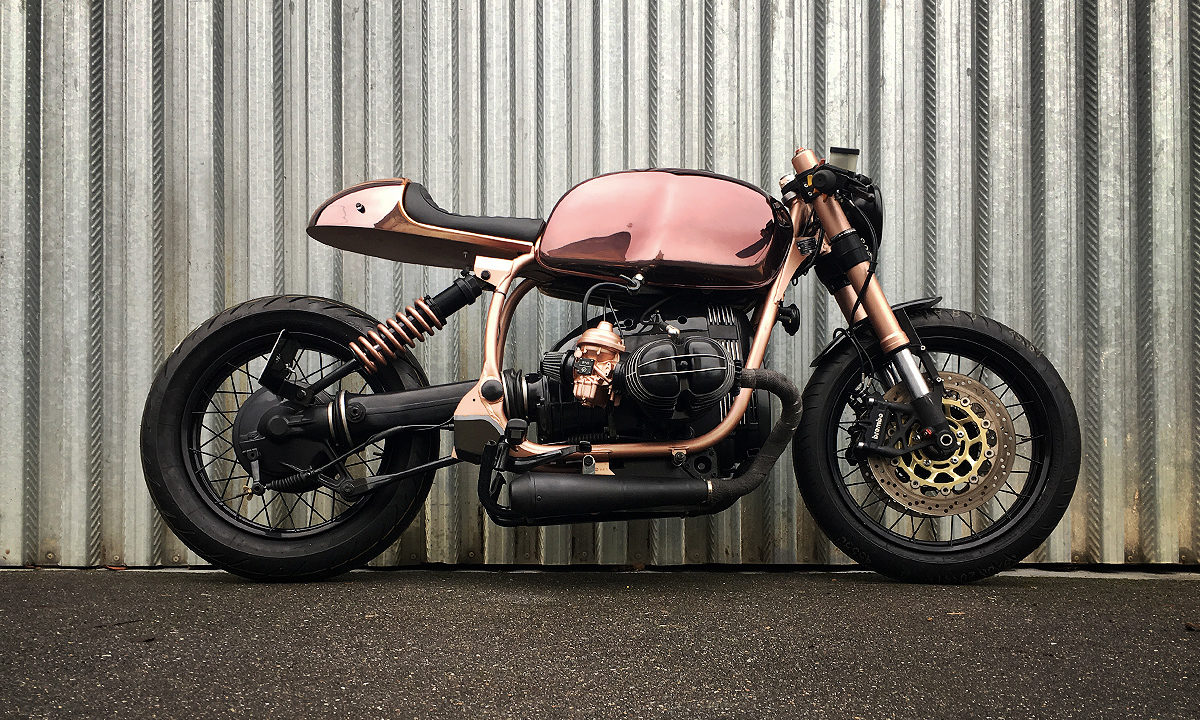 BMW R100R copper cafe racer