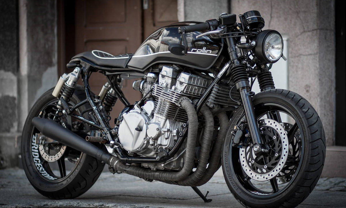 Honda CB750 cafe racer rollin bikes