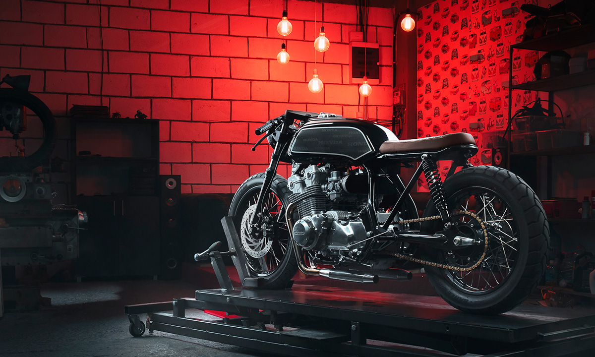 honda cb750 cafe racer thracian