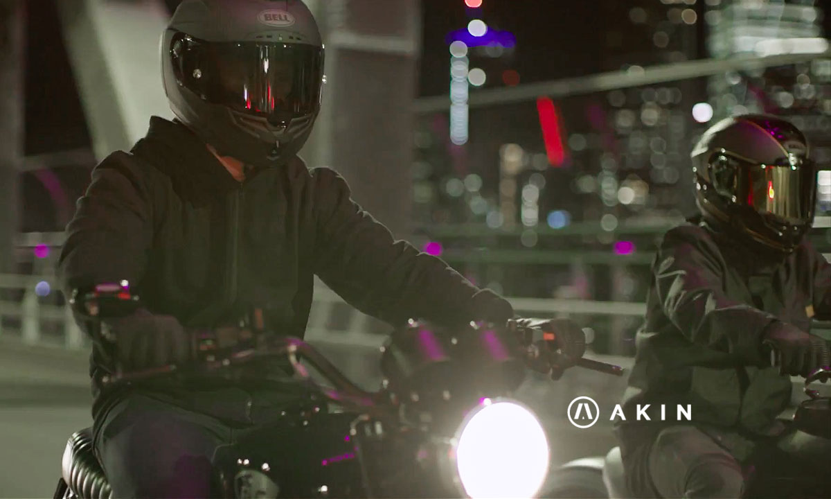 Akin motorcycle kevlar hoodie