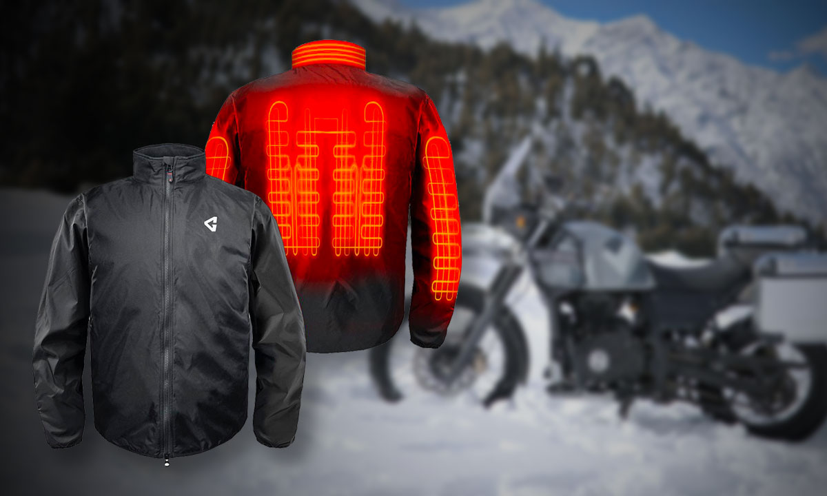 Heated motorcycle jacket