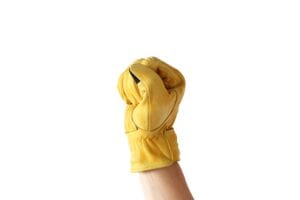 Liberta Cobra Yellow Motorcycle Gloves