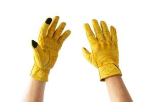 Liberta Cobra Yellow Motorcycle Gloves