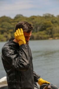 Liberta Cobra Yellow Motorcycle Gloves