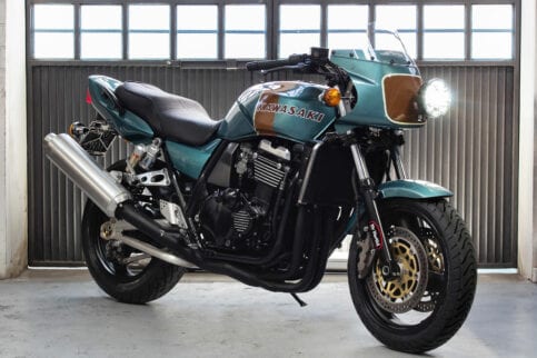 Kawasaki ZXR 1100 retro motorcycle