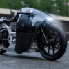 Bandit9 Supermarine Custom Racer motorcycle parked on city street