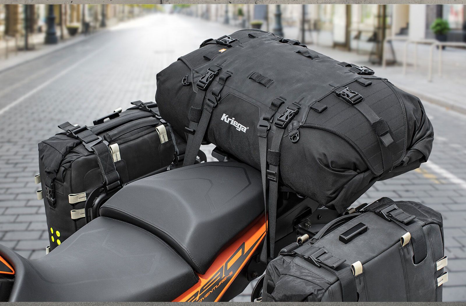 Kreiga motorcycle luggage