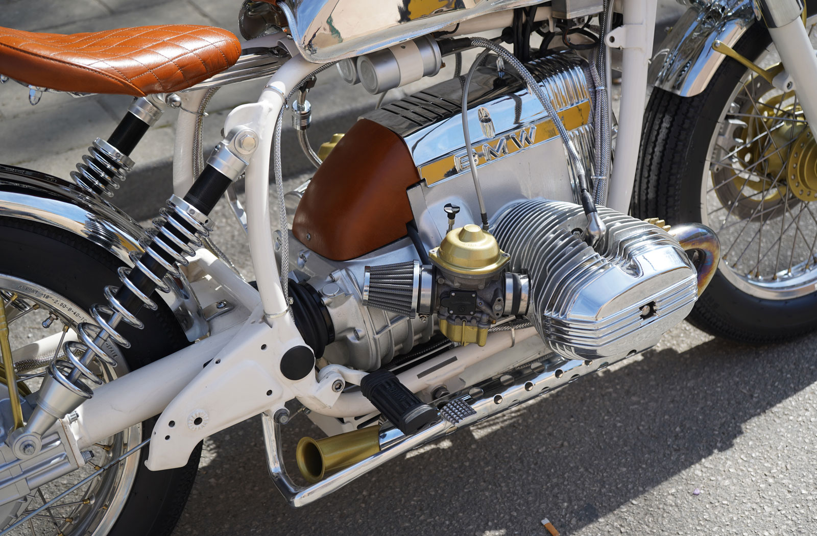 Custom BMW R100 engine details