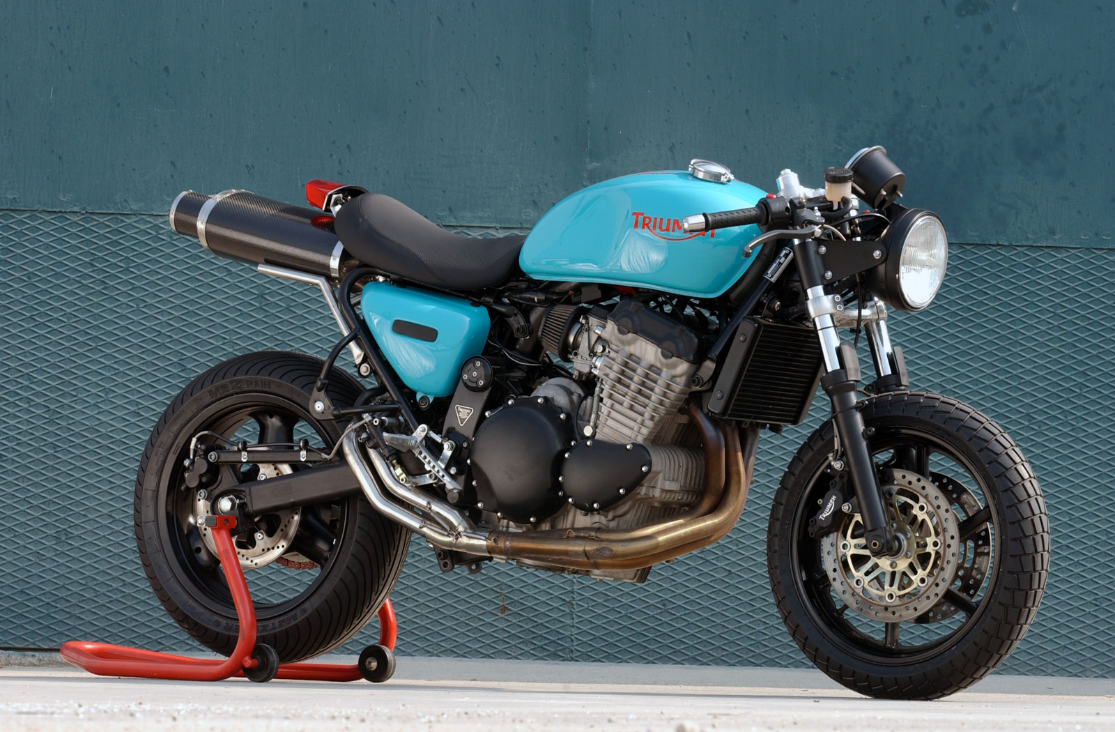 Triumph Adventurer 900 cafe racer by Mr Martini