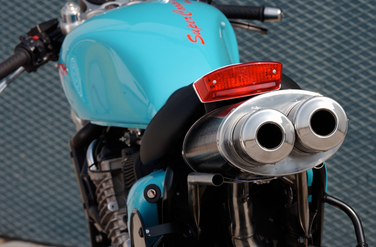 Triumph Adventurer 900 cafe racer by Mr Martini